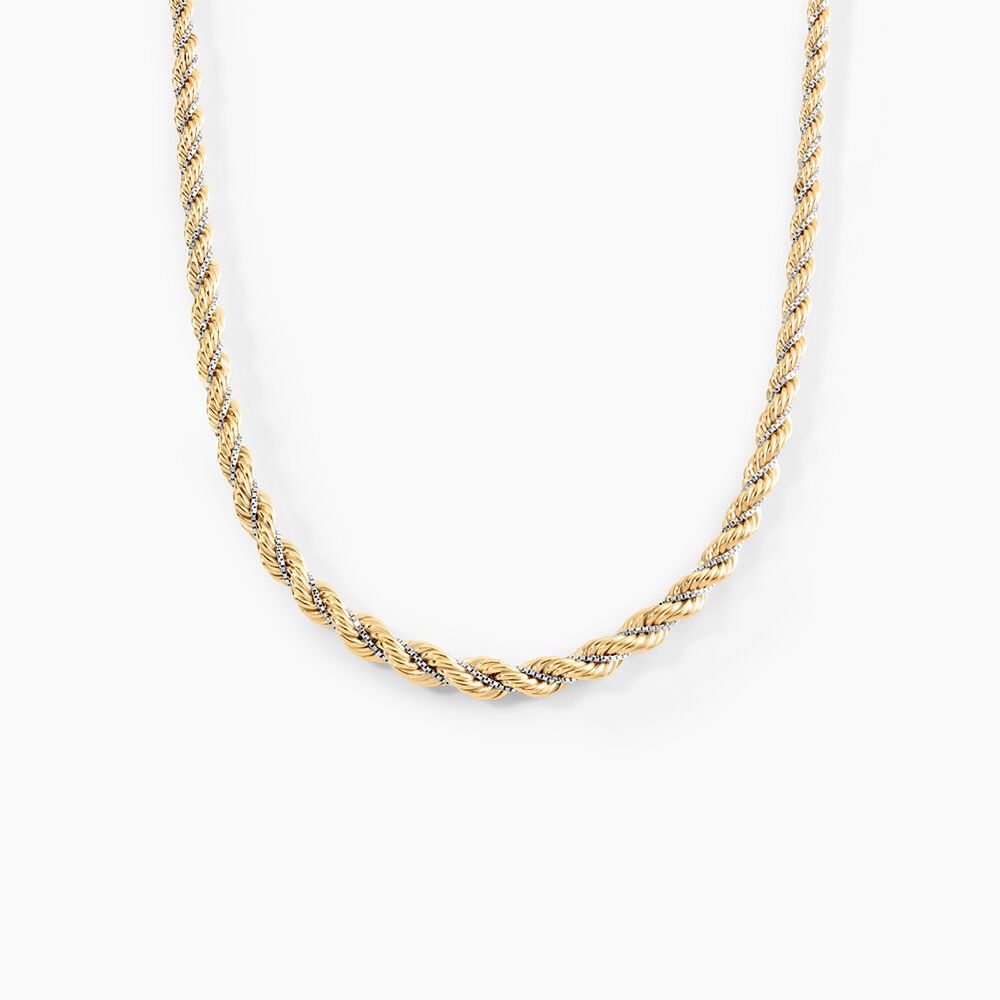 Collier Cordelia Danilo Maille Corde Et Venitienne - Chaines Femme | Marc Orian