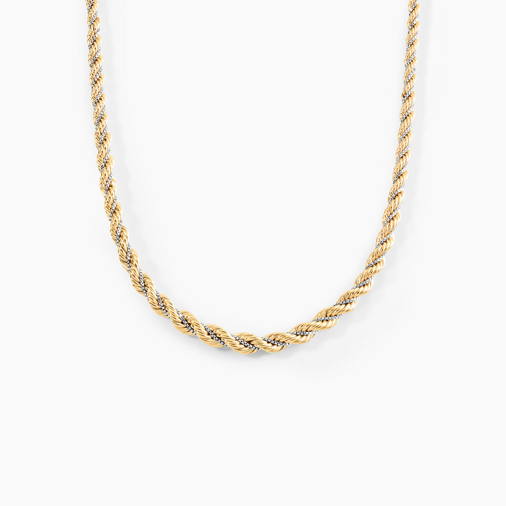 Collier Cordelia Danilo Maille Corde Et Venitienne - Chaines Femme | Marc Orian