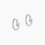 Cr&eacute;oles Antipater Argent Blanc Oxyde De Zirconium - Cr&eacute;oles Femme | Marc Orian