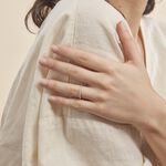 Alliance Florence Argent Blanc Oxyde De Zirconium - Alliances duo Femme | Marc Orian