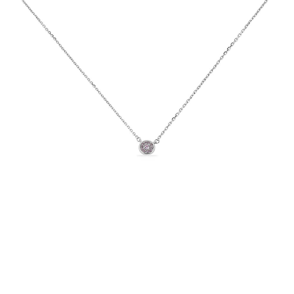 Collier Auxana Argent Blanc Oxyde De Zirconium - Colliers avec pierres Femme | Marc Orian