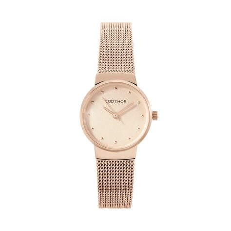 Montre Codhor Fleur Dor&eacute; Rose - Montres &eacute;tanches Femme | Marc Orian