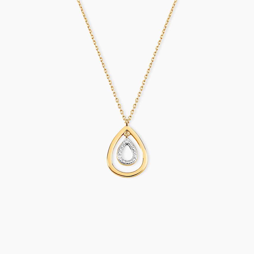 Collier Jozsi Or Jaune Diamant - Colliers avec pierres Femme | Marc Orian