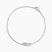 Bracelet Olimpia Argent Blanc Diamant Synthétique - Bracelets chaînes Femme | Marc Orian