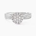 Bague Chou Or Blanc Diamant - Parures de mariage Femme | Marc Orian
