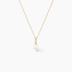 Pendentif Lenonie Or Jaune Perle De Culture - Parures de mariage Femme | Marc Orian