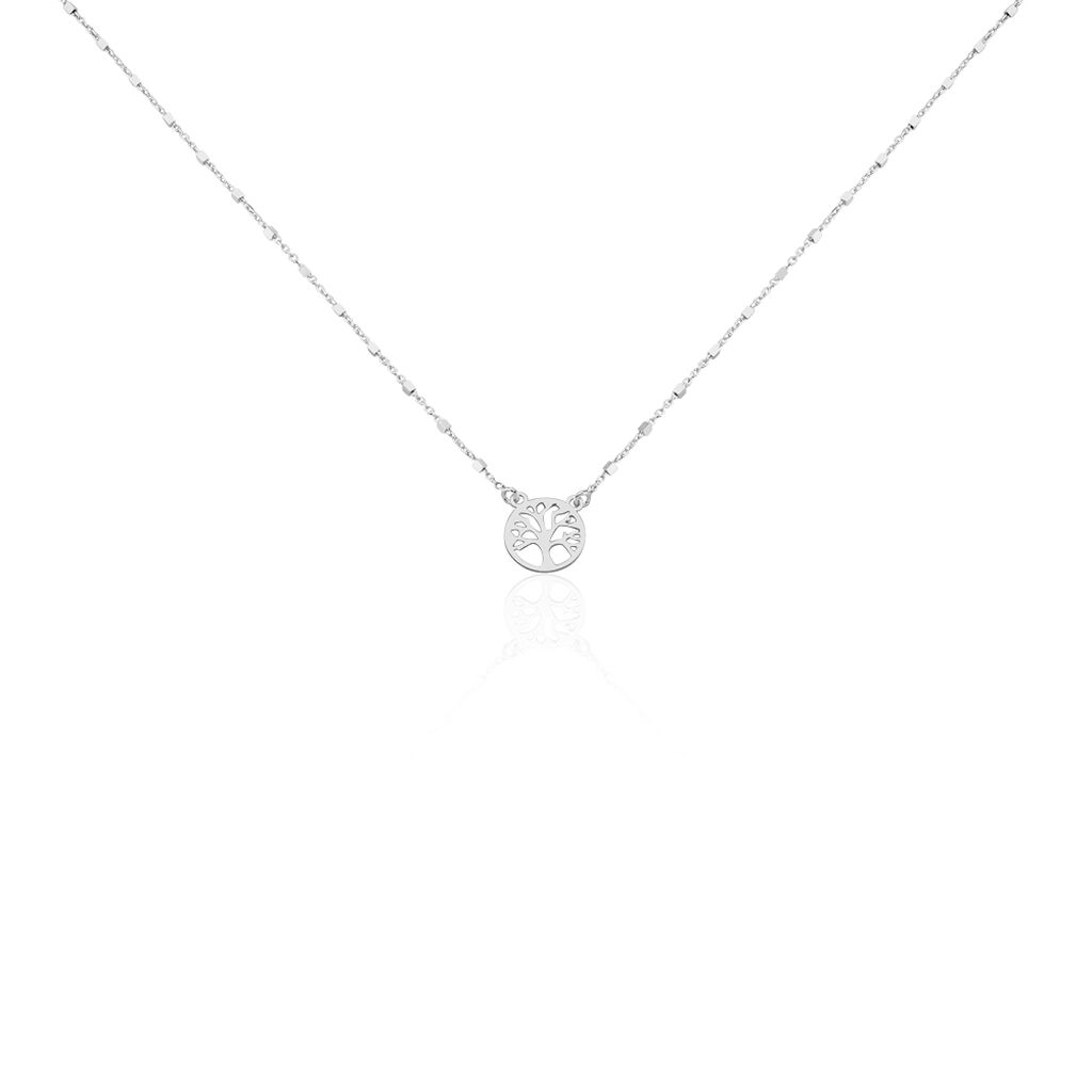 Boucles D'oreilles Puces Zelee Argent Blanc - Colliers fantaisie Femme | Marc Orian