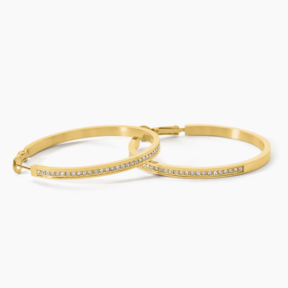 Cr&eacute;oles Guess Color My Day Acier Jaune Oxyde De Zirconium - Cr&eacute;oles Femme | Marc Orian