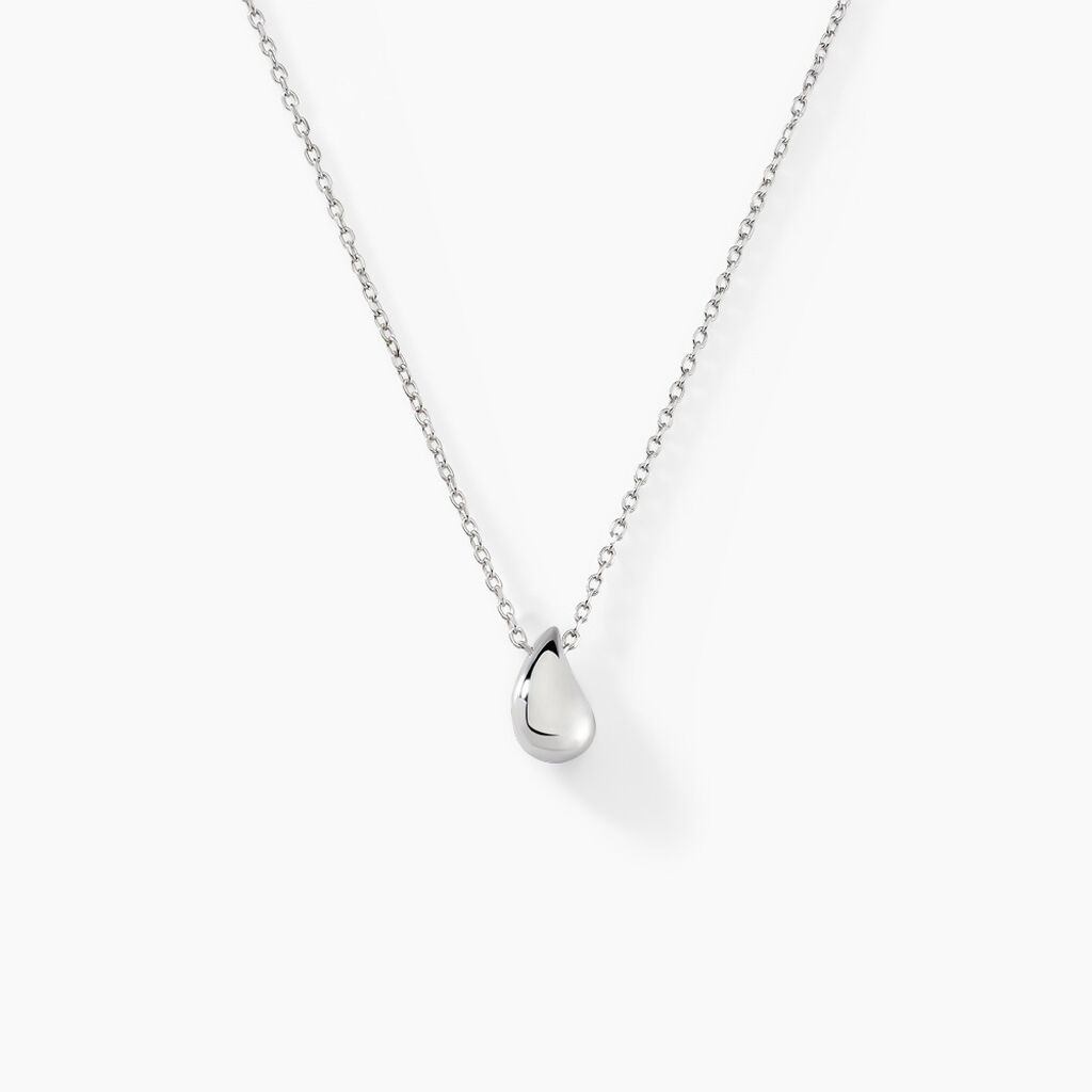 Collier Curve Argent Blanc - Colliers Femme | Marc Orian