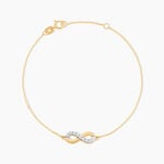 Bracelet Chlothilde Or Jaune Diamant - Bracelets cha&icirc;nes Femme | Marc Orian