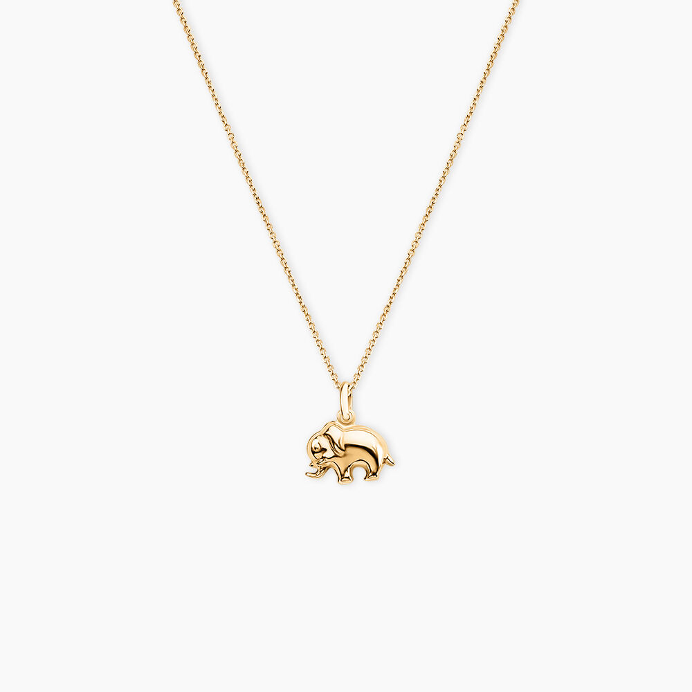 Pendentif Haiza Elephant Or Jaune - Pendentifs Famille | Marc Orian