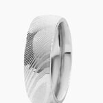 Bague Jourdan Acier Blanc - Bijoux fantaisie Homme | Marc Orian