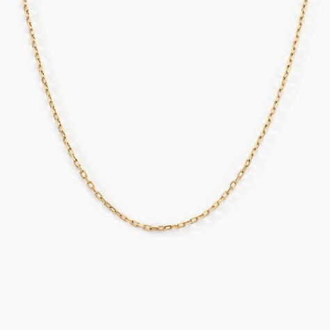 Cha&icirc;ne Igoa Maille For&ccedil;at Diamantee Or Jaune - Chaines Unisex | Marc Orian