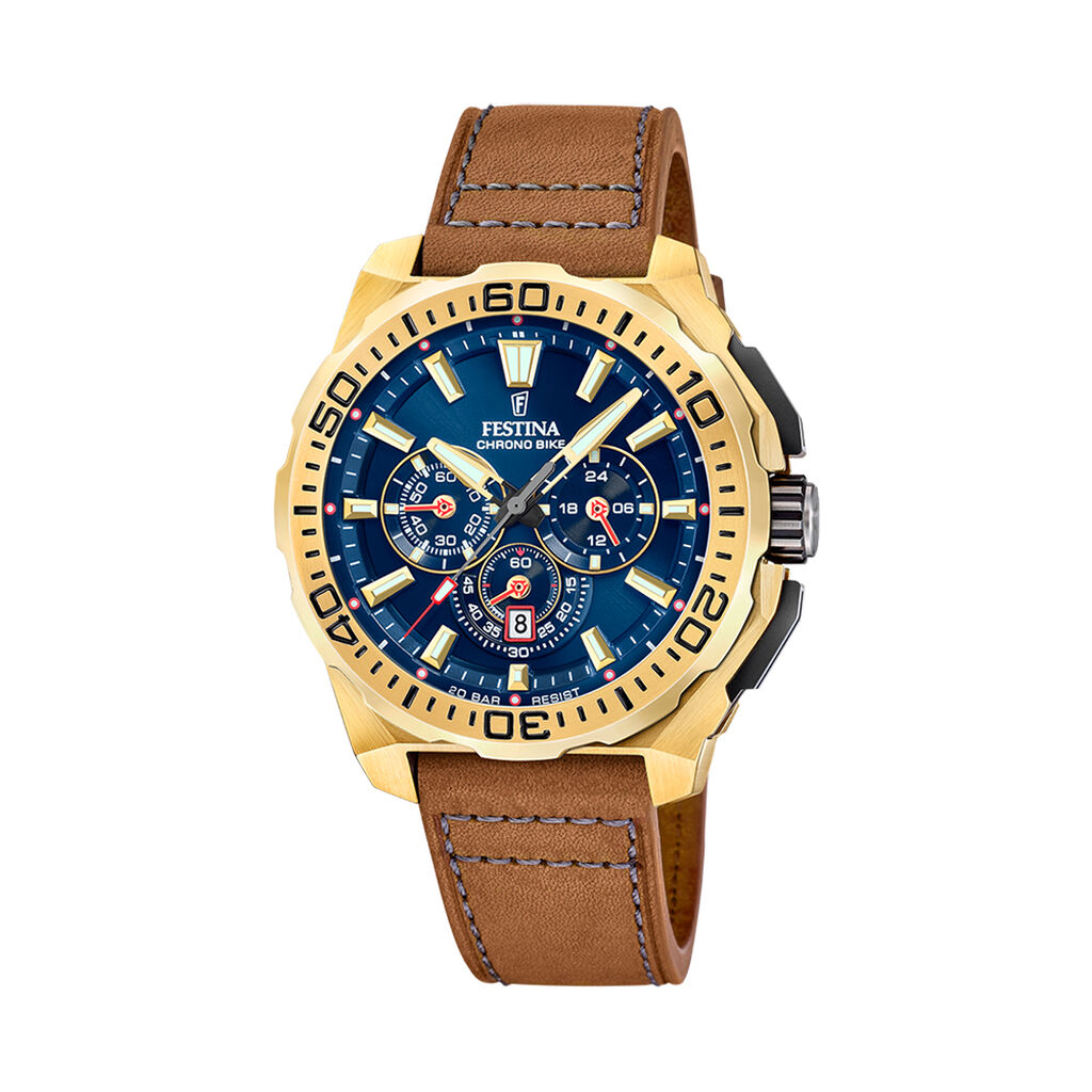 Montre Festina Chrono Bike 5 Bleu - Montres &eacute;tanches Homme | Marc Orian