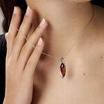 Collier Vyara Argent Blanc Ambre - Colliers avec pierres Femme | Marc Orian