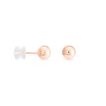 Boucles D'oreilles Puces Fidelia Boule Or Rose - Puces Femme | Marc Orian