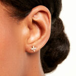 Boucles D'Oreilles Puces Dirk Or Jaune Oxyde De Zirconium - Puces Femme | Marc Orian
