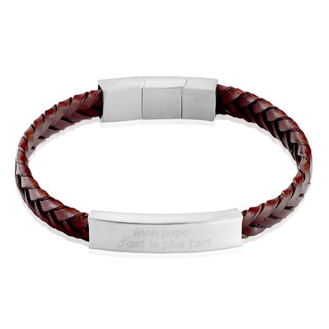 Bracelet Acier Blanc Oxanne - Bracelets cuir Homme | Marc Orian