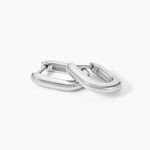 Cr&eacute;oles Florida Argent Blanc - Cr&eacute;oles Femme | Marc Orian