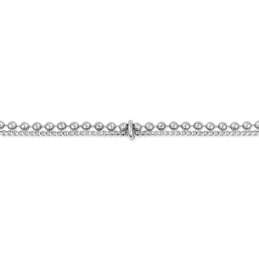 Chaîne De Cheville Marie-nicaise Argent Blanc - Chaines de cheville Femme | Marc Orian