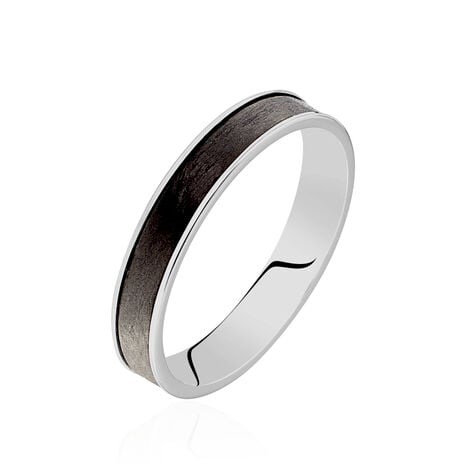 Alliance Naudin Ruban Plat Or Blanc - Alliances duo Famille | Marc Orian