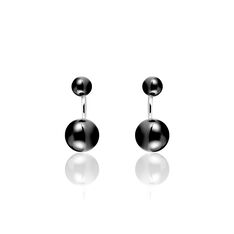 Bijoux D'oreilles Alyson Argent Blanc Céramique - Boucles d'oreilles Ear cuffs Femme | Marc Orian