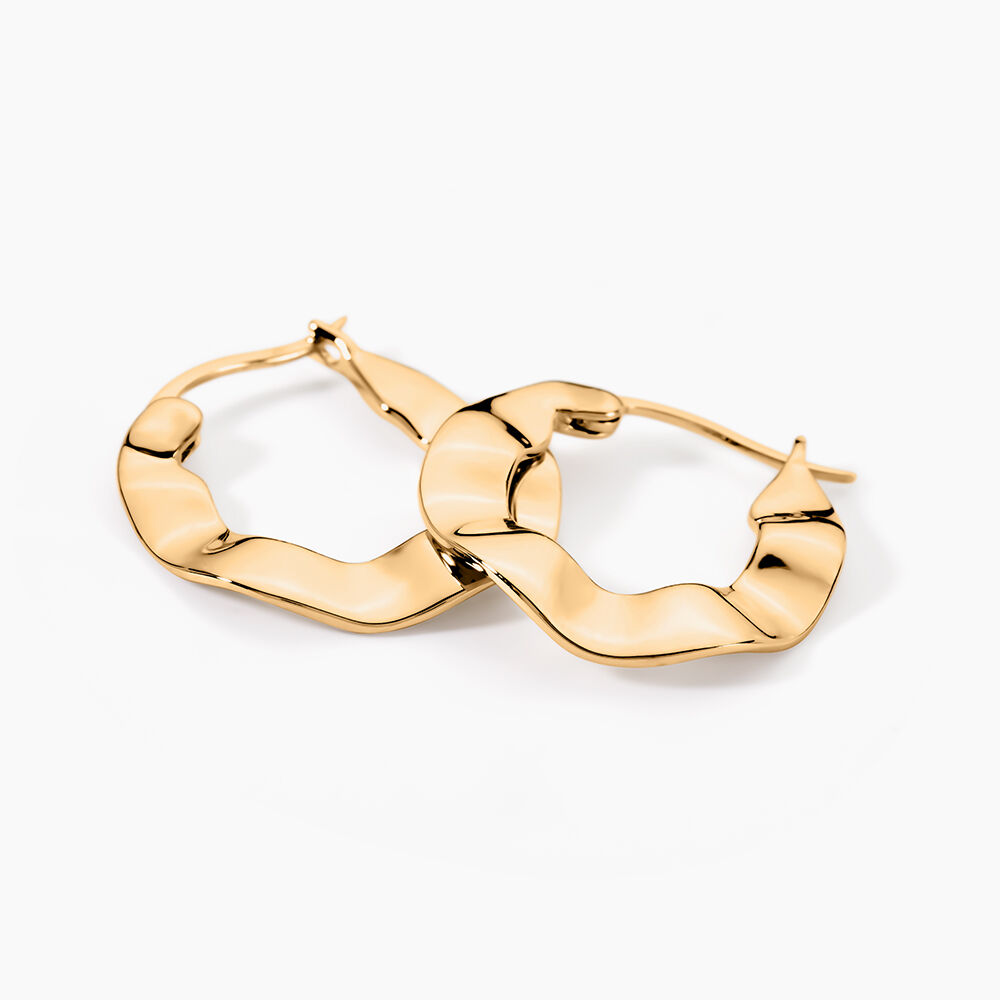 Cr&eacute;oles Keara Plaqu&eacute; Or Jaune - Cr&eacute;oles Femme | Marc Orian