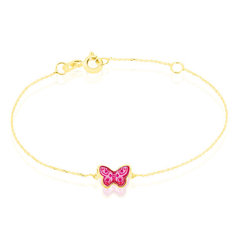 Bracelet Sulivia Papillon Or Jaune - Bracelets chaînes Enfant | Marc Orian