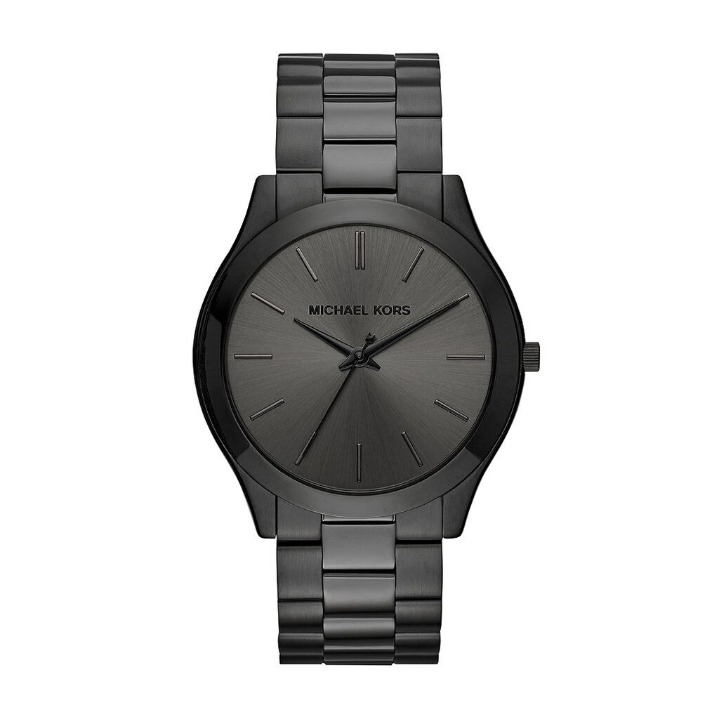 Montre Michael Kors Slim Runway Noir - Montres &eacute;tanches Homme | Marc Orian