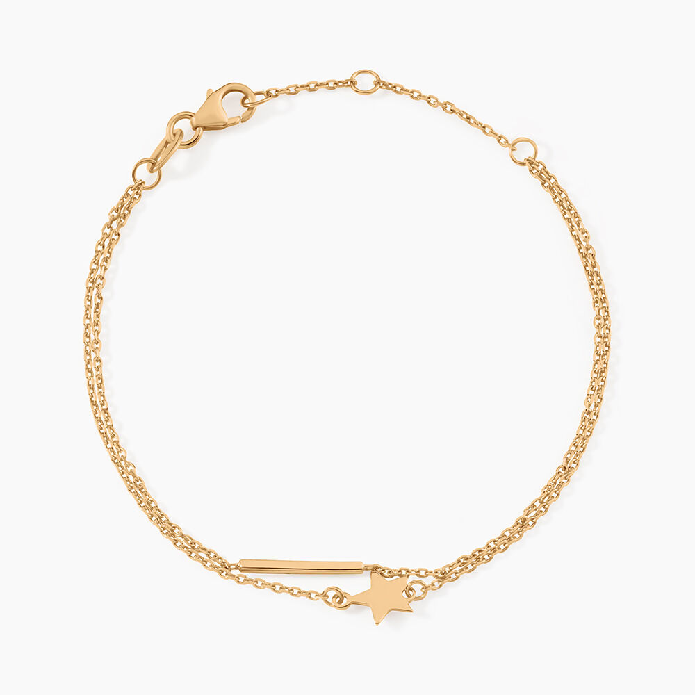 Bracelet Theodora Plaqu&eacute; Or Jaune - Bracelets fantaisie Femme | Marc Orian