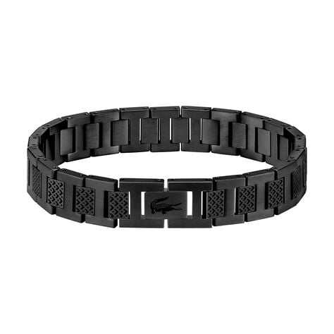 Bracelet Lacoste Metropole Acier Noir - Bijoux Homme | Marc Orian