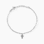 Bracelet Etincelante Argent Blanc - Bracelets fantaisie Femme | Marc Orian