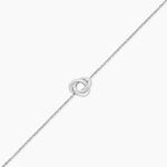 Bracelet Kaelya Argent Blanc - Bracelets fantaisie Femme | Marc Orian