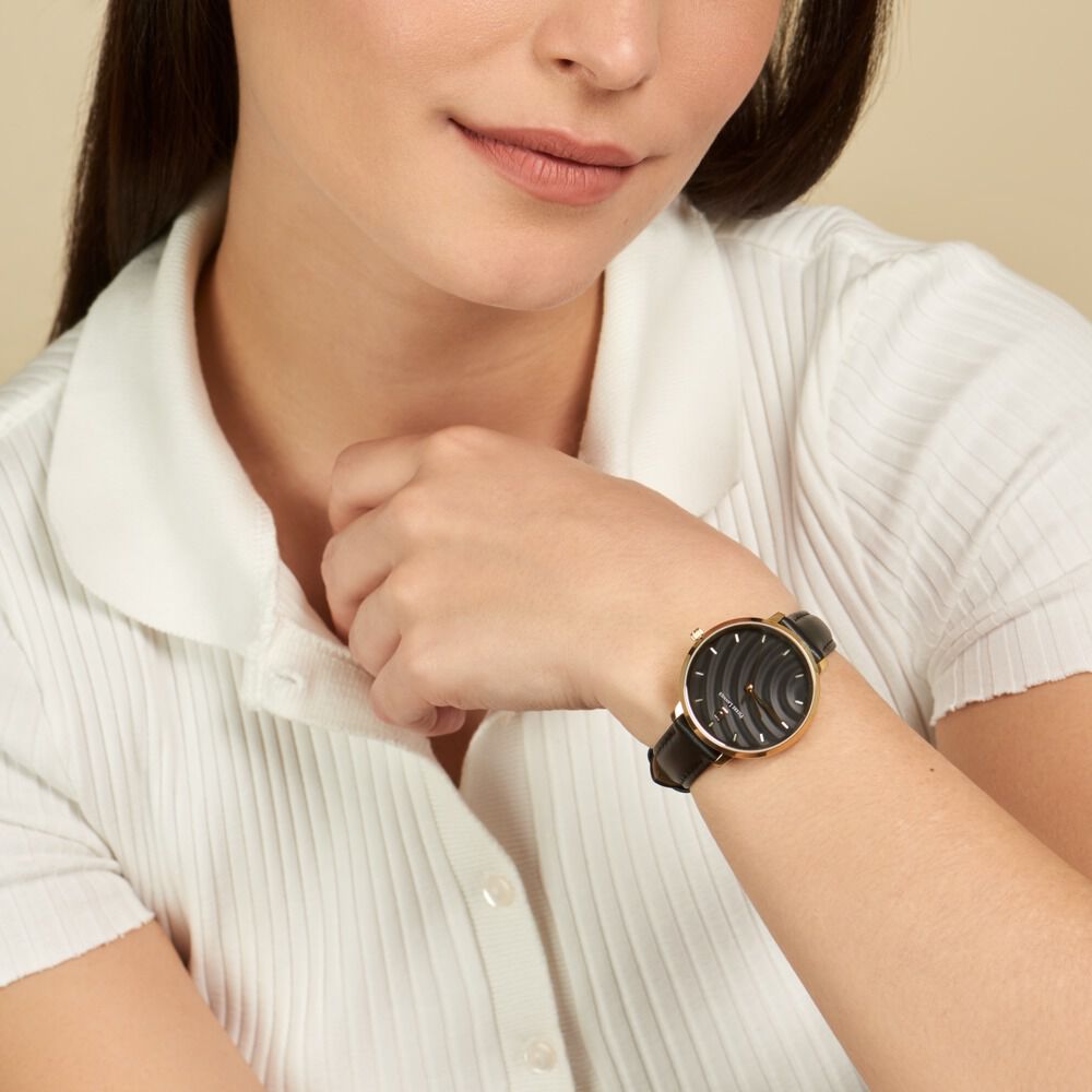 Montre Pierre Lannier Betty Noir - Montres étanches Femme | Marc Orian