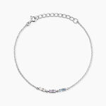 Bracelet Dion Argent Blanc Oxyde De Zirconium - Bracelets fantaisie Femme | Marc Orian