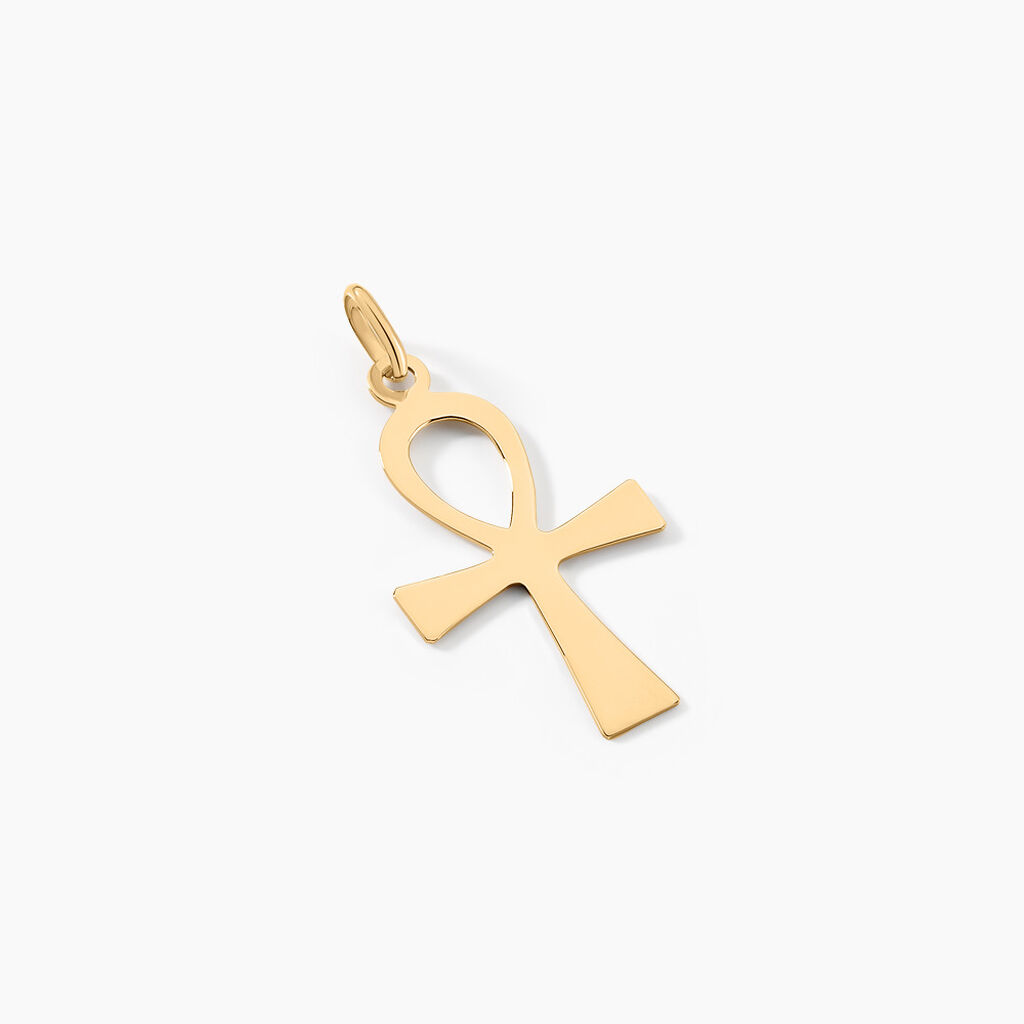 Pendentif Basilissa Croix De Vie Or Jaune - Pendentifs Famille | Marc Orian