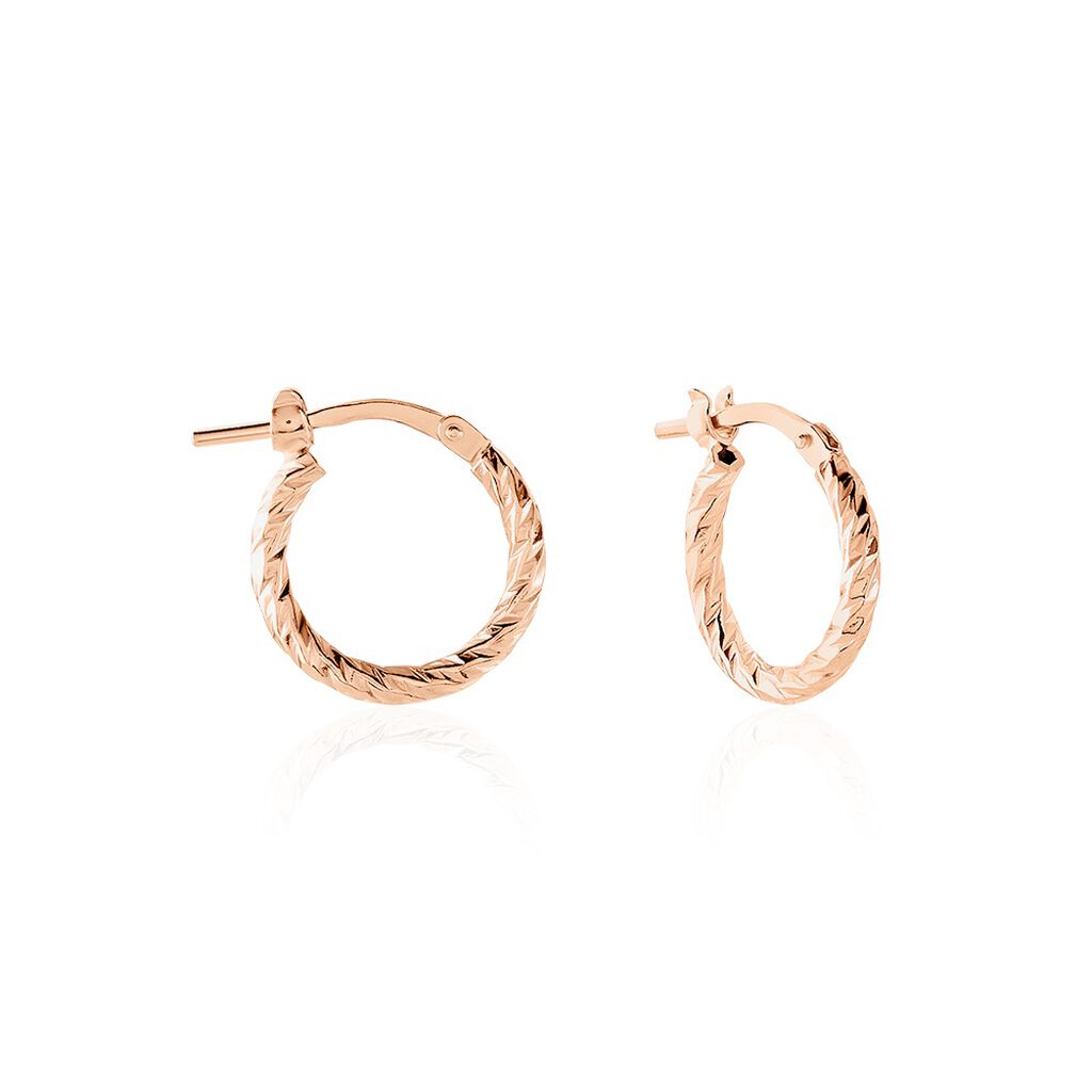 Créoles Djulia Argent Rose - Créoles Femme | Marc Orian