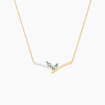 Collier Florelys Or Jaune Topaze Oxyde De Zirconium - Colliers avec pierres Femme | Marc Orian