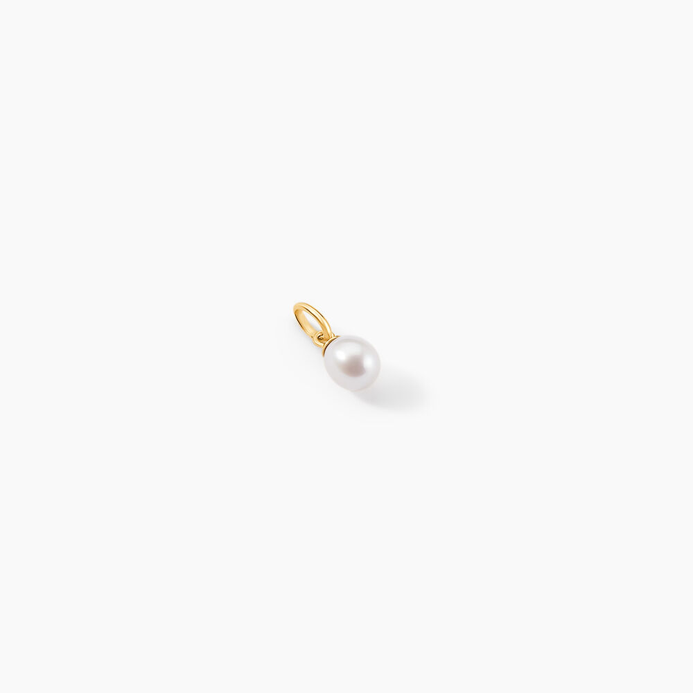 Pendentif Yoela Or Jaune Perle De Culture - Parures de mariage Femme | Marc Orian