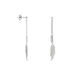 Boucles D'oreilles Pendantes Argent Blanc Irene - Pendantes Femme | Marc Orian