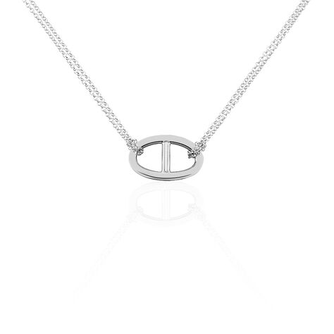 Collier Abdon Argent Blanc - Colliers multirangs Femme | Marc Orian
