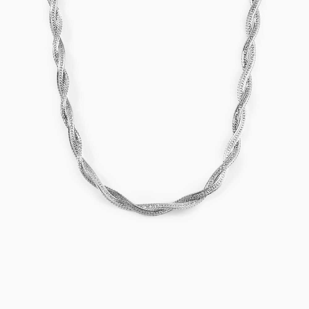 Collier Arkady Argent Blanc - Colliers fantaisie Femme | Marc Orian