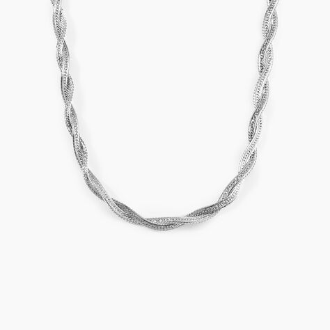 Collier Arkady Argent Blanc - Colliers fantaisie Femme | Marc Orian