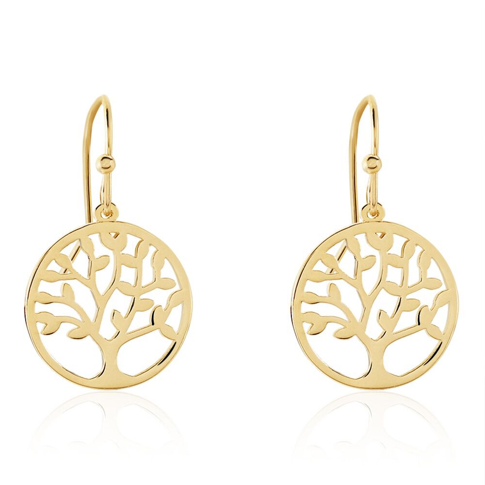 Boucles D'oreilles Pendantes Plaqué Or Laora - Pendantes Femme | Marc Orian