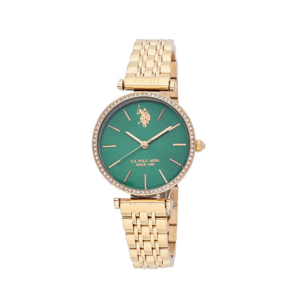 Montre U.s. Polo Assn. Vert - Montres étanches Femme | Marc Orian