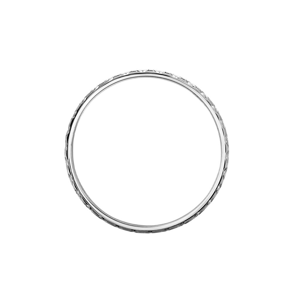 Alliance Roxie Demi Jonc Classique Or Blanc - Alliances duo Unisex | Marc Orian