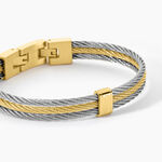 Bracelet Jonc Phebus Him Acier Bicolore - Bracelets joncs Homme | Marc Orian