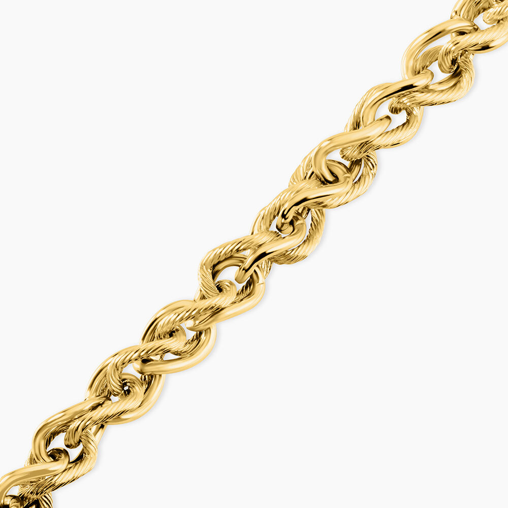 Bracelet Acier Dor&eacute; Llora - Bracelets mailles Femme | Marc Orian