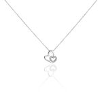 Collier Or Blanc Diamant - Colliers avec pierres Femme | Marc Orian