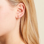 Boucles D'oreilles Puces Eszter Or Jaune Diamant - Puces Femme | Marc Orian